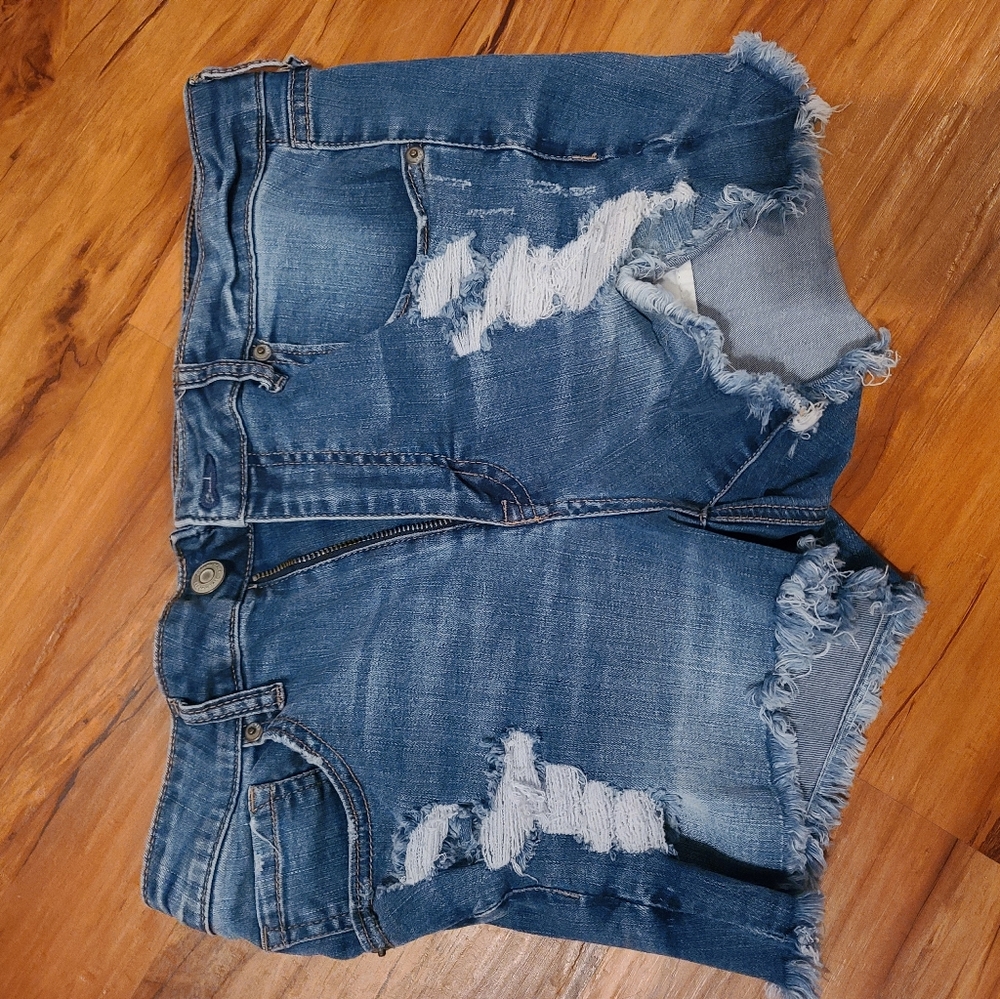 High rise shorts